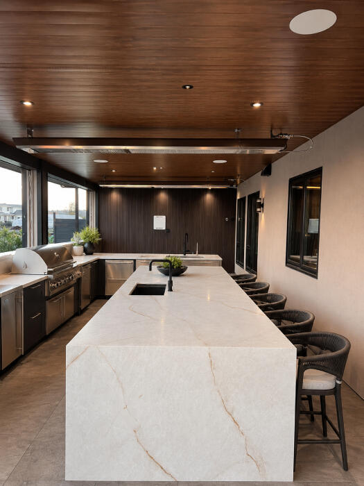 Custom Patio Kitchen