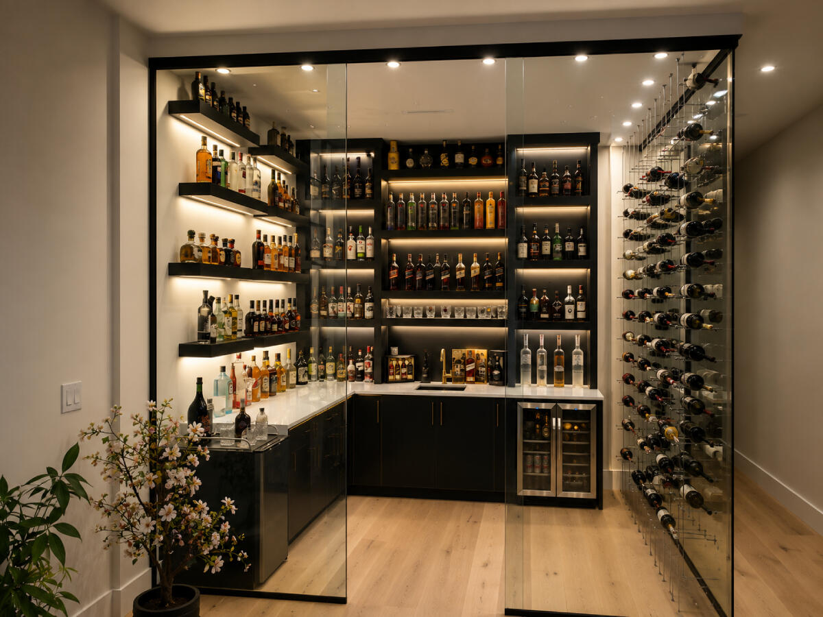 Luxury Wine Display Room